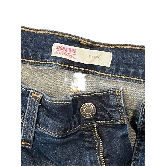 Signature by Levis Straight Jeans Mens 38x32 - Picture 3 of 4